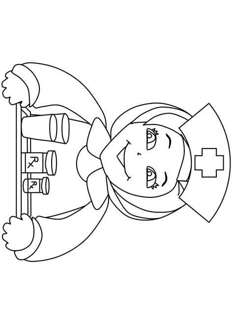 Here are the most original nurse coloring pages for kids. Nurse coloring pages to download and print for free