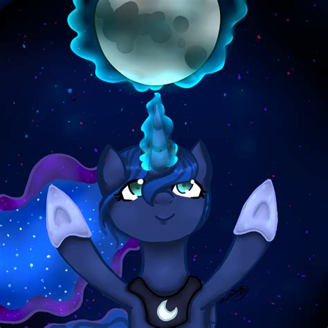 Princess Luna Raising The Moon Mlpfim By Akitobang On Deviantart