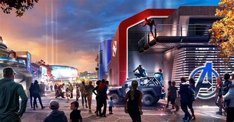 Avengers Campus In Disneyland Paris Konzeptzeichnungen Im Detail