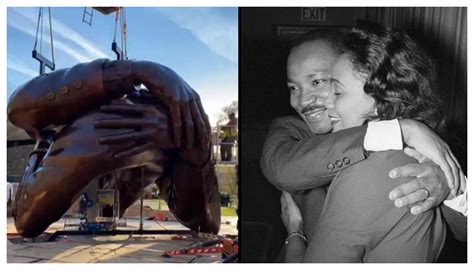 New Monument Honoring Dr Martin Luther King Jr And Coretta Scott King