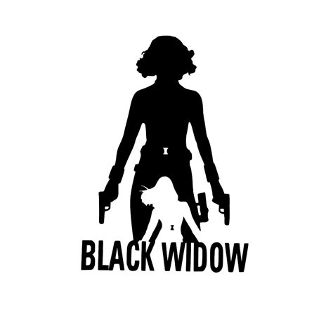 Black Widow Die Cut Vinyl Decal · Sadiesvinyl · Online Store Powered By