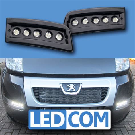 Day Running Lights Drl Led Pod Kit Fiat Ducato X To