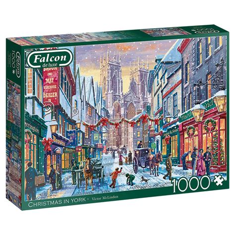 Falcon Deluxe Christmas In York Jigsaw Puzzle 1000 Pieces Pdk