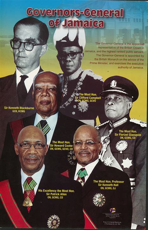 Governors General Of Jamaica The National Library Of Jamaica