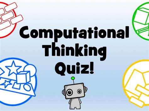 Ks3 Computational Thinking Starter Quiz Teaching Resources