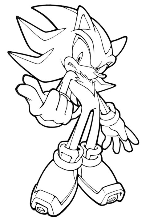 55 Desenhos Do Shadow Sonic Para Imprimir E Colorirpintar