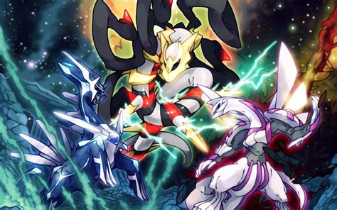 Dialga And Palkia And Giratina Fusion