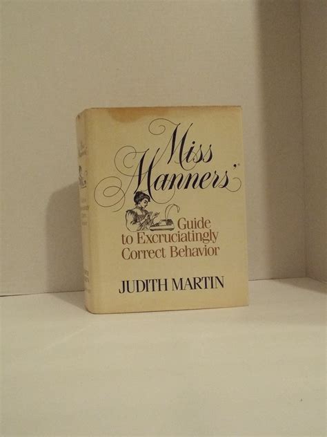 Miss Manners Vintage Etiquette Book Vintage Reference Book Etsy