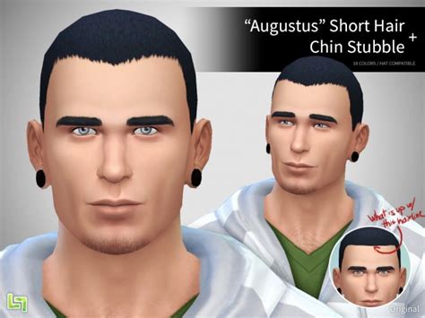 Augustus Hair Chin Stubble At Lumialover Sims Sims 4 Updates