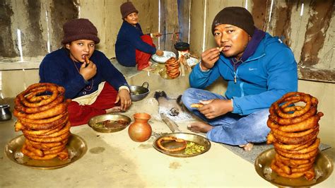 Traditional Nepali Food Sel Roti Recipe How To Make Sel Roti