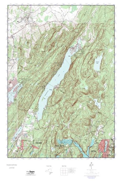 Mytopo Greenwood Lake New York Usgs Quad Topo Map