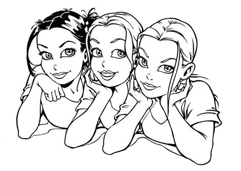 Christmas coloring pages for adults. Baby Coloring Pages For Girls | colouring page of three ...