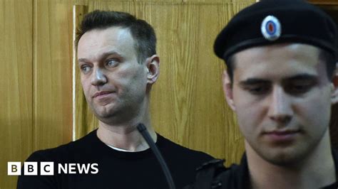 Russia Jails Protests Leader Alexei Navalny For 15 Days Bbc News