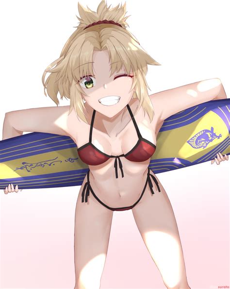 Surato Mordred Fate Mordred Fate All Mordred Fateapocrypha Mordred Swimsuit Rider