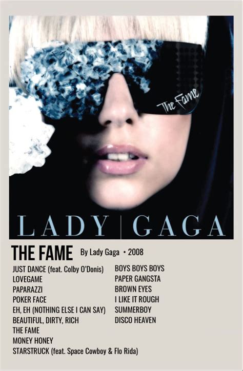 The Fame Lady Gaga Albums Lady Gaga The Fame Lady Gaga Song