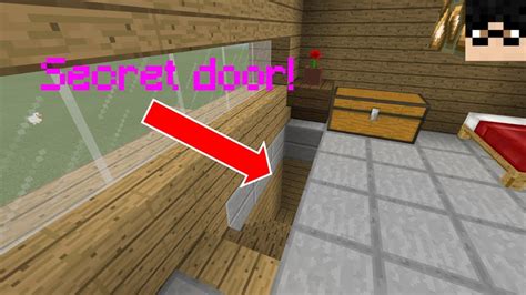 How To Make A Secret Room In Minecraft Be Bedrock Edition Youtube