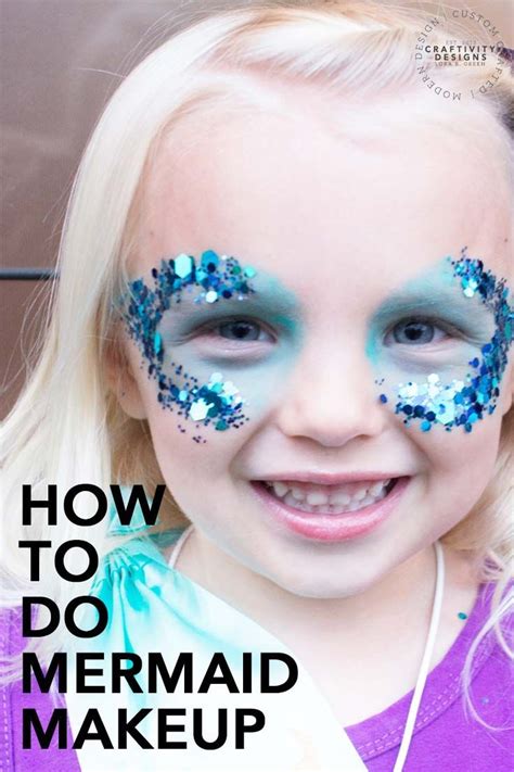 How To Do Easy Mermaid Makeup For Kids Halloween Costume Halloween