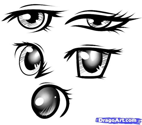 Step 13 Of Drawing Japanese Anime Eyes Female Anime Eyes