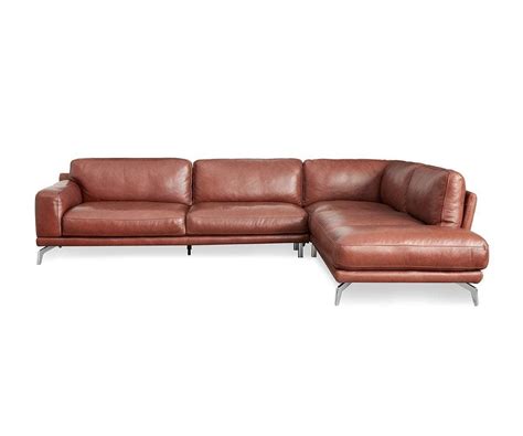 Peruna Leather Right Sectional Scandinavian Designs