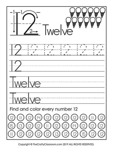 Our forum members have put together a collection of math exercises. Preschool Number Worksheets Mom For Geometric Proofs Worksheet 4th Grade Reading Number 12 ...