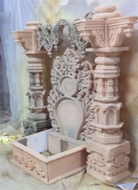 Thermocol Makhar On Behance Ganpati Decoration Ideas Thermocol