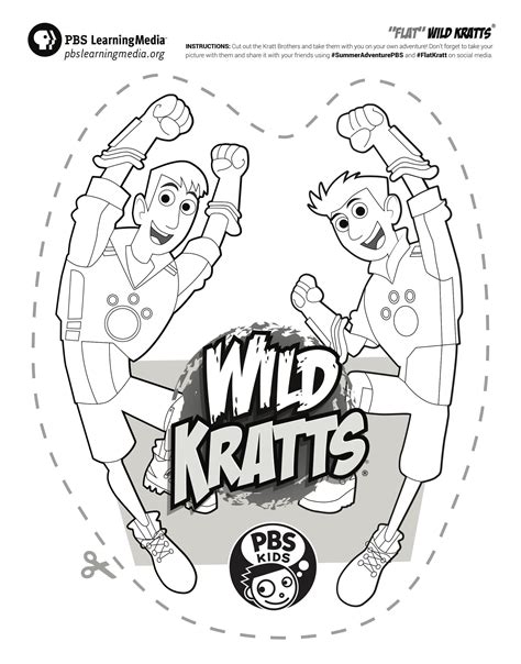 Printable Wild Kratts Coloring Pages Printable Word Searches