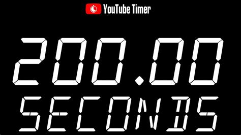 200 Seconds Timer Countdown Youtube