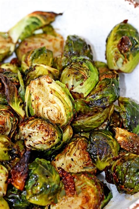 They are delicious as is. Roasted Brussels Sprouts with Balsamic Vinegar & Honey ...