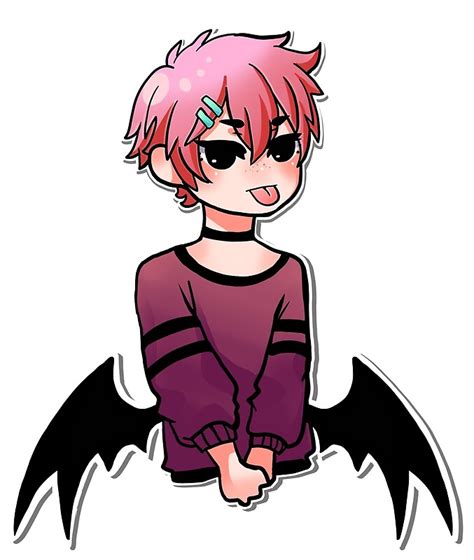 Blep Demon Boy By Devious Monster Redbubble