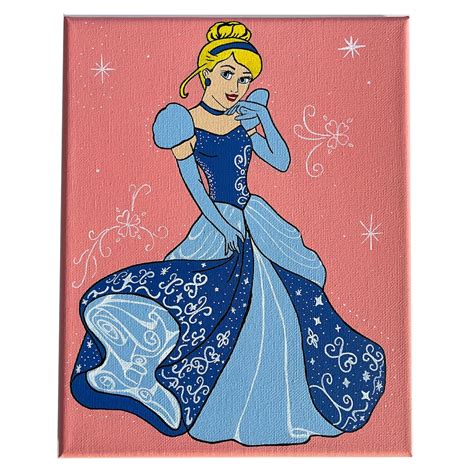 Disney Princess Canvas Painting Wall Art Canvas Art Acrylic Etsy