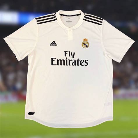 Adidas Real Madrid 201819 Home Soccer Jersey Grailed
