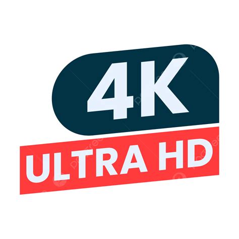 clipart de botão 4k ultra hd para resolução de vídeo vetor png botão 4k botão hd botão ultra