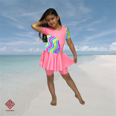 Alhamra Al925 Girls Modest Swimwear Swimsuit Sportswear Alhamra Modesty With Style