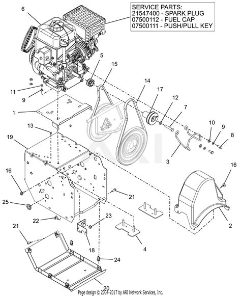Ariens St622 Parts Diagram