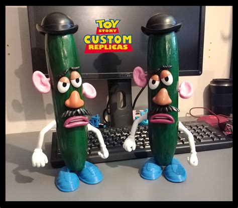 Toy Story Mr Cucumber Head And Mr Tortilla Head Replica Etsy