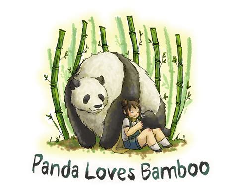 Panda Loves Bamboo By Mily066 On Deviantart