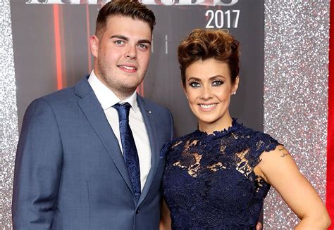 Kym Marsh Supported By Son David Cunliffe Jr As She Attends British Soap Awards