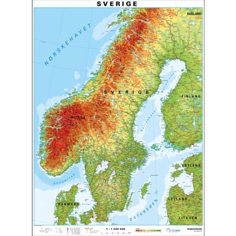 Konungariket sverige), er et land i nordeuropa.det grænser op til norge mod vest og finland mod øst. Sverige - Sverige - Vægkort - Nordisk Korthandel - Nordisk ...