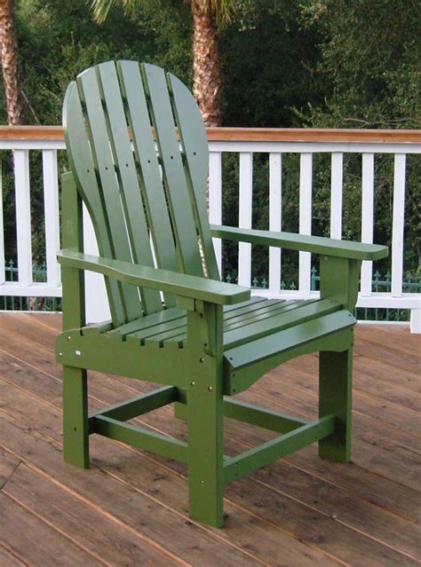 Captiva Sage Green Cedarwood Adirondack Outdoor Dining Chair