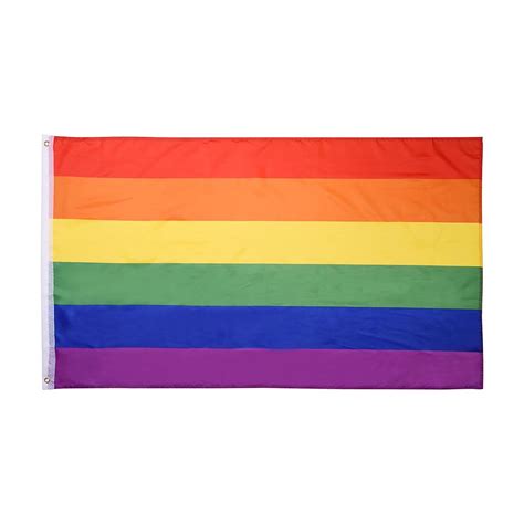 rainbow flag 3 ft x 5 ft i love dc ts