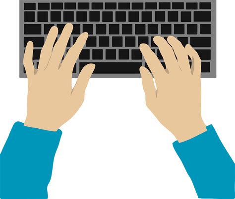 Typing Vector Png