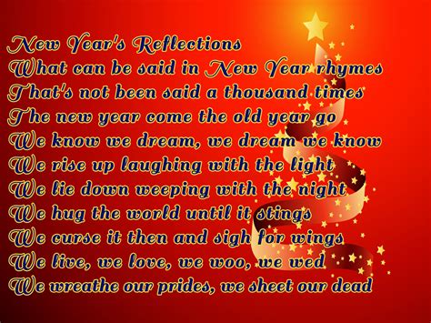 New Years Poems And Wishes With Best Fonts Poetry Likers
