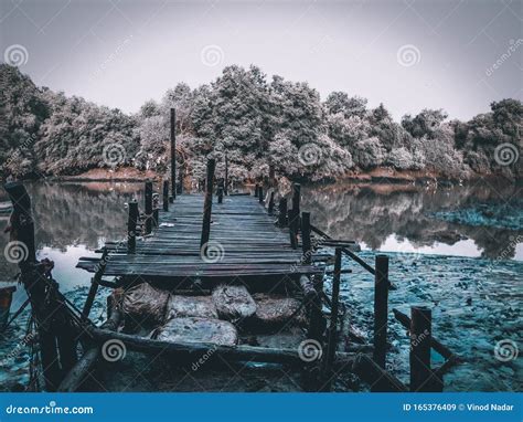 A Bridge Heaven Natural Place Stock Image - Image of natural, lake