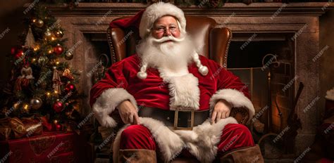 Premium Ai Image Old Funny Santa Claus Saint Nicholas Christmas Time