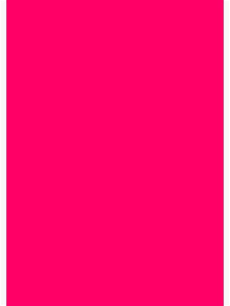 Super Bright Fluorescent Pink Neon Spiral Notebook By Podartist