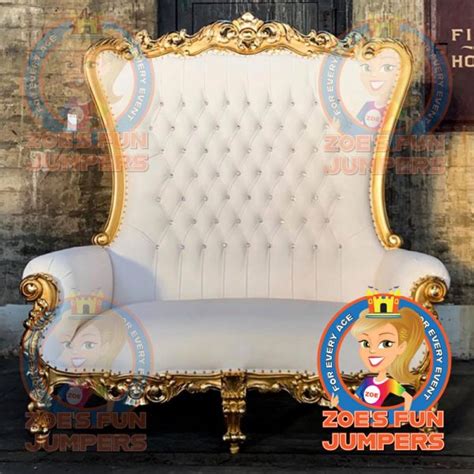 Adult Golden Throne Chair Zoe S Fun Jumpers