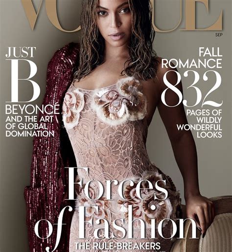 Beyonce Vogue Cover September Issue Time