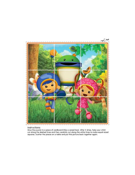 Team Umizoomi Springtime Puzzle Nick Jr