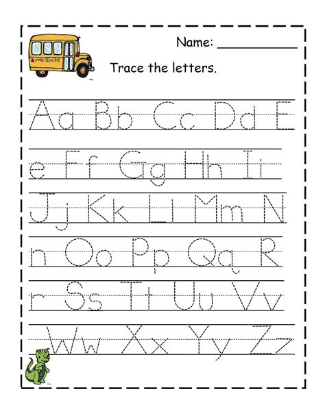 Traceable Letters Worksheets Activity Shelter Free Printable