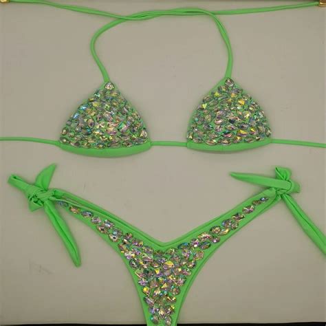 2021 Venus Vacation Diamond Bikini Set Bandage Swimwear Summer Sexy Women Bathing Suit